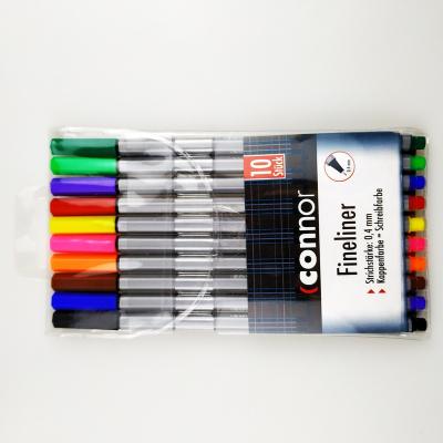 China Extra Fine Tip Assorted Multicolor/Portable/Convenient Color 0.4 Fineliner Pens Set For Art Painting for sale