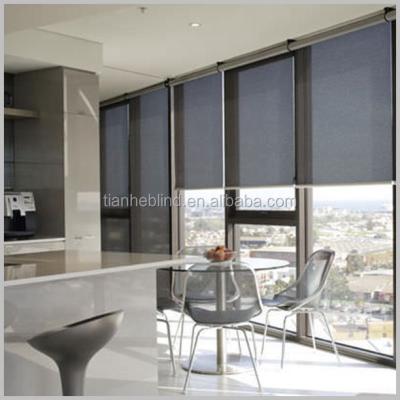 China Country Factory Directly Customized Motorized / Electric Blackout Sun Shading Window Roller Blind Fabric For Roller Shades 100% Blackout for sale