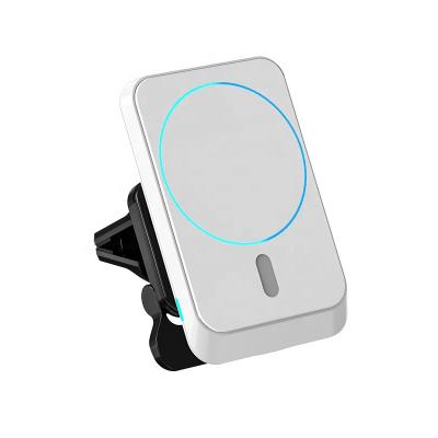 China Car Phone Fast Wireless Charger For iPhone12 New 15W Qi Cell Phone Magnet Pad Holder Dash Mount With Magnetic Smartphone Car Wireless Charger For iPhone 12 pro for sale