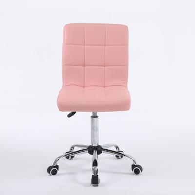 China (Height)Adjustable Nordic PU Leather Modern Luxury Metal Restaurant Dining Living Room Office Chair for sale