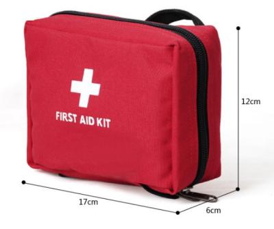 China Custom Logo Fist Aid Kit Bag Travel Medical First Aid Kit Portable Mini Bags for Hiking, Camping, Cycling 17*12*6cm for sale