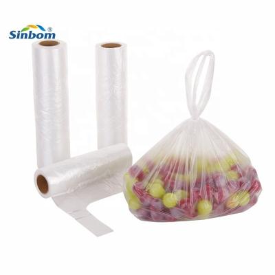 Chine Emballage plat en plastique HDPE/LDPE transparent pour fruits et légumes 21*31cm ou taille personnalisée à vendre