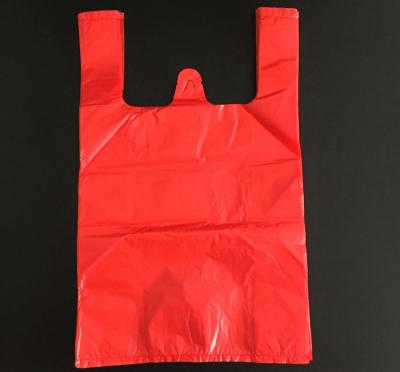 China T-shirts biodegradáveis de HDPE/LDPE, sacos de plástico simples para outros produtos domésticos à venda