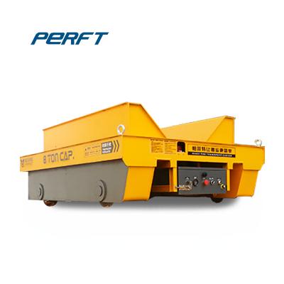 China Machinery Repair Shops Material Handling Rail Transfer Carts Self Driven Injection Molding Transfer Carts for sale