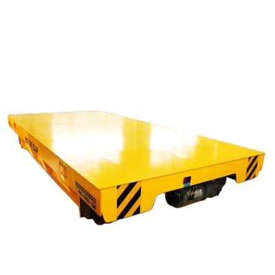 China Electric Machinery Repair Shops Steel Plate Transfer Cart Railroad Transfer Trolley In Steel Factory Transfer Trolley Steel Trolley for sale