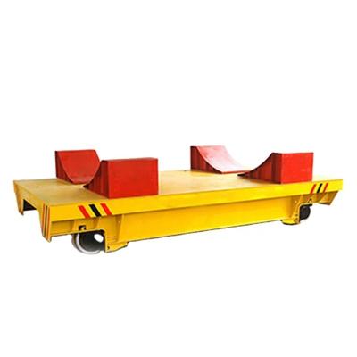 China Steerable Motorized Battery Operated Construction Material Stores Pocket Transfer Trolley On Rails for sale