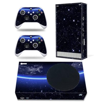 China Easy Installation Warranty Sky Sticker Cover Skin Decal Vinyl Cosmic Console Controller For Xbox Series S for sale