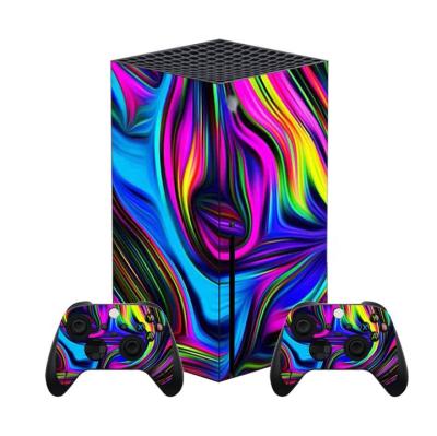 China Easy Install Game Console Controller Vinyl Decal Cover Sticker Skin For Xbox Series X for sale