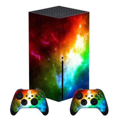 China Easy Install Newest For Xbox Series X Console Controller Sticker Vinyl Skin Cover Decal Template Wrap for sale