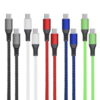 China MP3/MP4 Type-C Player 1m 2m 3A 60W PD QC3.0 Cable To Usb C Data Cable Fast Charging Type C Cable for sale