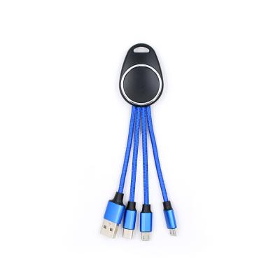 China MP3/MP4 Player Mailin 3 in 1 LED Light Up Logo Charging Multi USB Cable 3 in 1 USB Charging Cable for sale