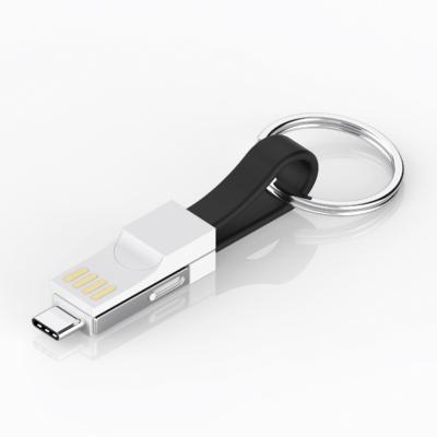 China 2020 Agriculture USB Promotional Gift Set Key 3in1 Mini Chain Charging Portable Magnetic Mini USB Cable for sale