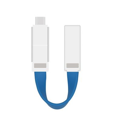 China Hot Business Gift Mailin 2019 Gifts Key Chain USB Cable With Length Customized Mini USB Cable With Customized Logo for sale