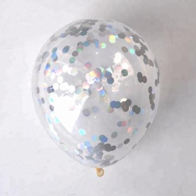 China Party Decoration 12 Inch Party Decoration Iridescent Confetti Balloons for sale