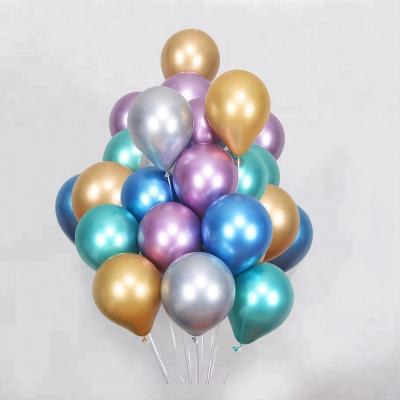 China Decoration 12 inch Latex Chrome Balloons for sale