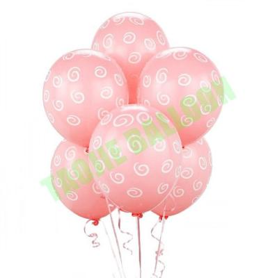 China Wholesale 12 Inch DIY Logo Printed Latex Balloon Party Decoration Balloons for sale