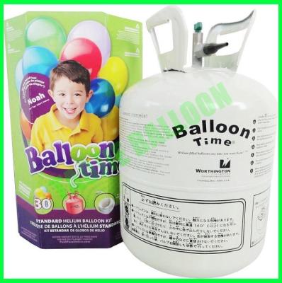 China Party 30 Pound /13.4L Disposable Low Pressure Helium Tank , Helium Cylinder for sale