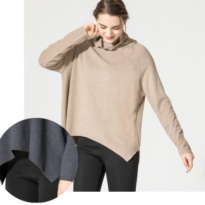 China Anti-Wrinkle 4 Colors Knitted Sweater For Women Dralon Fabric Sweater Warm Women Long Sleeve Turtle Neck Pullover Lightweight Sweater for sale