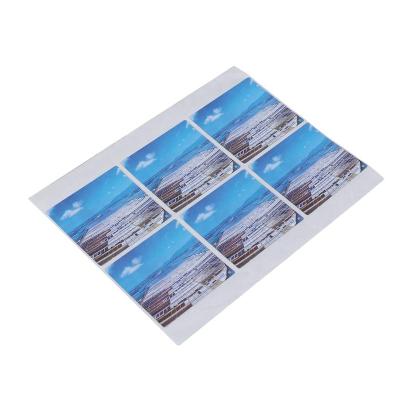 China Scratch Customized Rectangular Folding Page- Flip Color Description Bar Code Qualified Logo Publicity Picture Stickers for sale