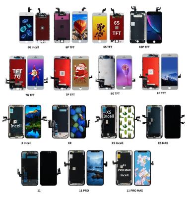 China Incell Mobile Phone LCD Screen For iPhone 6 7 8 PRO X XR XS max 11 Mobile Phone LCD Display For iPhone 6 7 8 X XR XS max 11 PRO 12 for sale