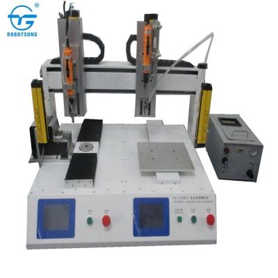 China Garment Shops CE Approved Customized Made Two Worktable Screwdriver Machine With Two Safety Light Curtain for sale