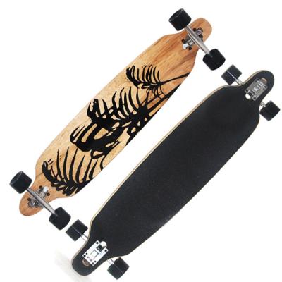 China 42 Inch Adult Wholesale Dragon Skateboard 8 Ply Northeast Maple Board Long Wood Drop Through Dance Skateboard for sale