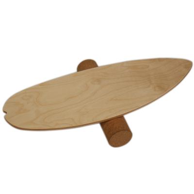 China Fitness Equipment Application Centralized Supply Trainer Roller Board Wooden Balance Non-Slip Board Available For Exercise Sports Training for sale