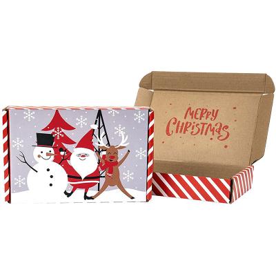 China Recyclable Custom Red Chocolate Candy Gift Decoration Christmas Folding Storage Candy Gift Boxes With Logo for sale