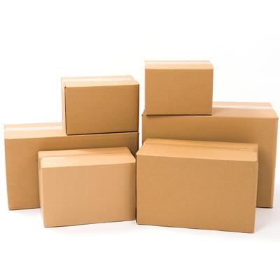 China Recyclable Delivery Shipping Cardboard Boxes Large Square Corrugated Cardboard Box For Moving for sale