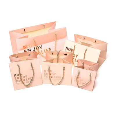 China Luxury Recyclable Private Label Boutique Jewelry Wedding Gift Packaging Paper Bags With Your Own Logo for sale