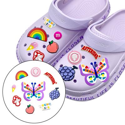 China Clog Quick Charm Sample custom deluxe croc charms designer shoe charms for designer croc pieces charms metal shoe accessories for sale