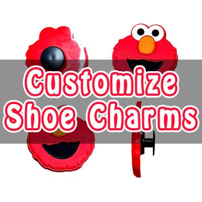 China Custom Clog Charm Fang Charms Wholesale High Quality Designer Shoe Charms Customized Charm Bracelet As Child Gift for sale