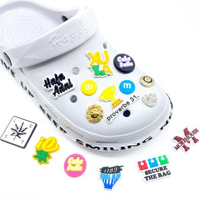 China Shoe Charms Eco-Friendly Designer Black Lives Matter Croc Shoe Charms For Croc Decorations Luxury Shoe Charms for sale