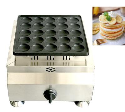 China Free Shipping Non-Stick Cooking Outdoor Commercial Gas Type 25 Holes Poffertjes Machine Mini Pancake Maker Machine Baker In Kitchen Equipment for sale