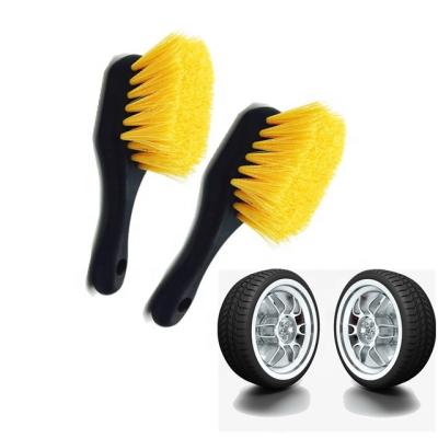 China Europe Style Car Wash Wheel Brush Vehicle Tire Rim Cleaning Brush for sale