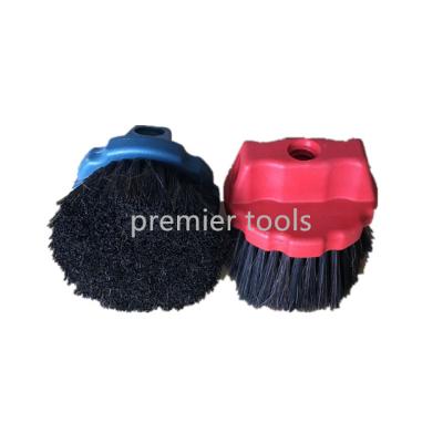 China Mane Bristle Drywall Stippling Horse Texture Soft Pad Brush for sale