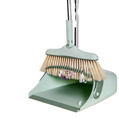 China Factory Home Supply Folding Standing Broom Set With Comb And Tooth Broom Wholesale for sale