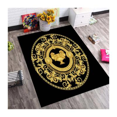 China Modern Design Anti-slip Custom Printed Carpet 3d Printing Fabric Large Area Rug Blankets Living Room Bedroom Carpet for sale