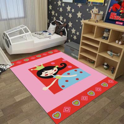 China Anti-slip Colorful Cartoon Square Floor Mat For Kids Play for sale