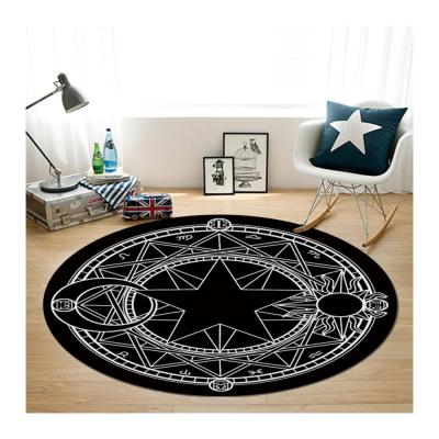 China Bedroom Washable High Quality Cheap Circle Product Psychedelic Blanket for sale