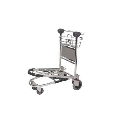 China Trolley Cases New Style Airport Stainless Steel Passenger Luggage Trolley for sale