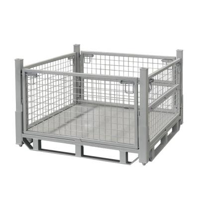 China Hot Sale Heavy Duty Warehouse Rack High Quality Gitterbox Stillage Rigid Container Solid Stillage for sale