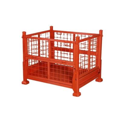 China High Quality Storage Mesh Box Folding Warehouse Storage System Warehouse Material Handling Cage for sale