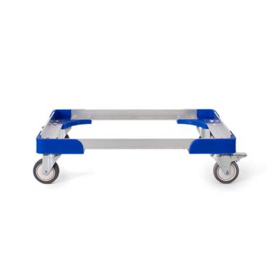 China Aluminum Steel Warehouse Crate Trolley Mobile Tools Tool Box Trolley Trolley for sale