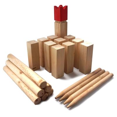 China High Quality Solid Wood Solid Wood KUBB Game for sale