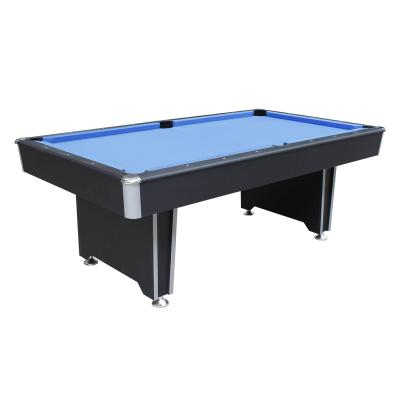 China PVC Price Best Price Carbon Black 7ft Billiard Table / Woven High End Billiard Table T28405 for sale