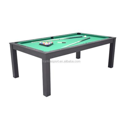 China Luxury Dining Top 2in1 Snooker Table /Dining Elastic Pool Table /Cloth 7ft Billiard Table for sale