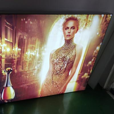 China Graphic UV or Backlit flm Manufacturer Indoor Customized Led Animated Poster Display Light Smart Flashing Dynamic Light Box for sale