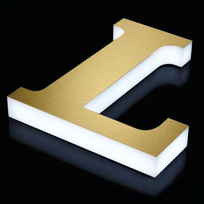 China Simple Custom Store Name Board Advertising Design Led Sign Light Sign Letters Building Board for sale