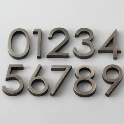 China Simple Custom Metal Sign House Room Number Office Led Door Sign LED Letter for sale